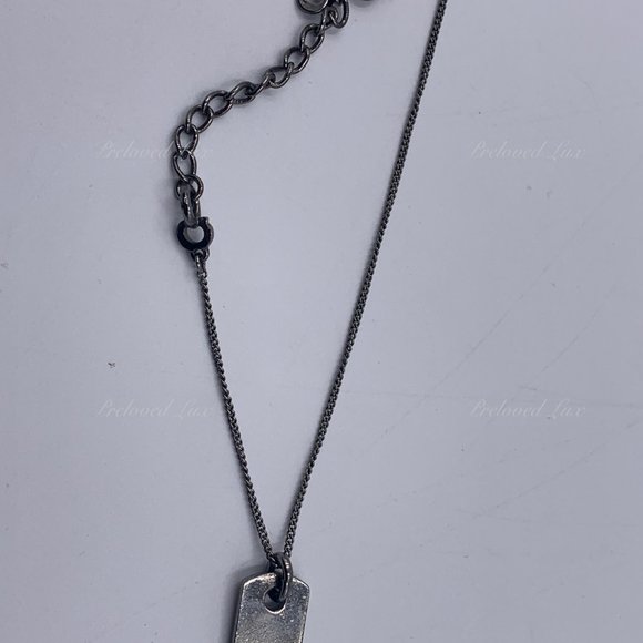Authentic Dior Logo Metallic Black Bracelet - Picture 3 of 15